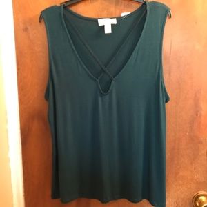 Forever 21 criss cross tank